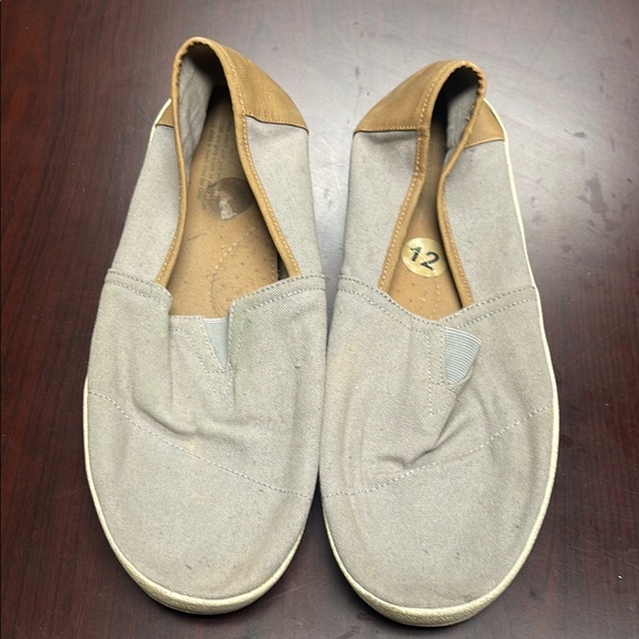 Toms Other - Toms Gray and Tan Slip-On Shoes